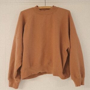 PINK Victoria's Secret Warm Brown Crew Neck Sweater